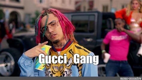 gucci gang lil angelz|gucci gang memes.